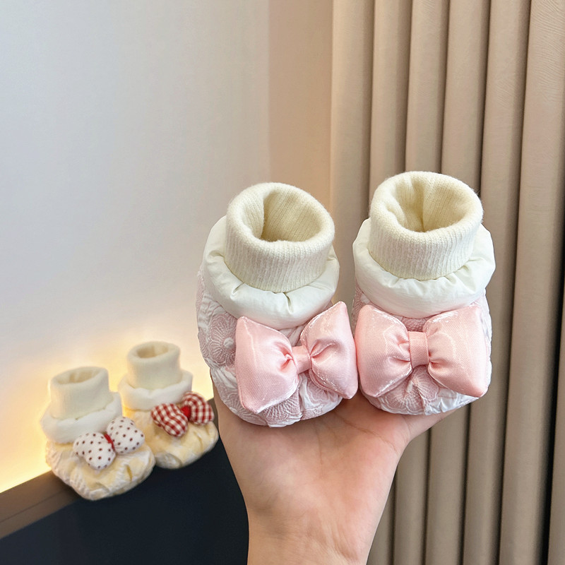 米嘟尔婴儿鞋袜秋冬中筒公主鞋袜