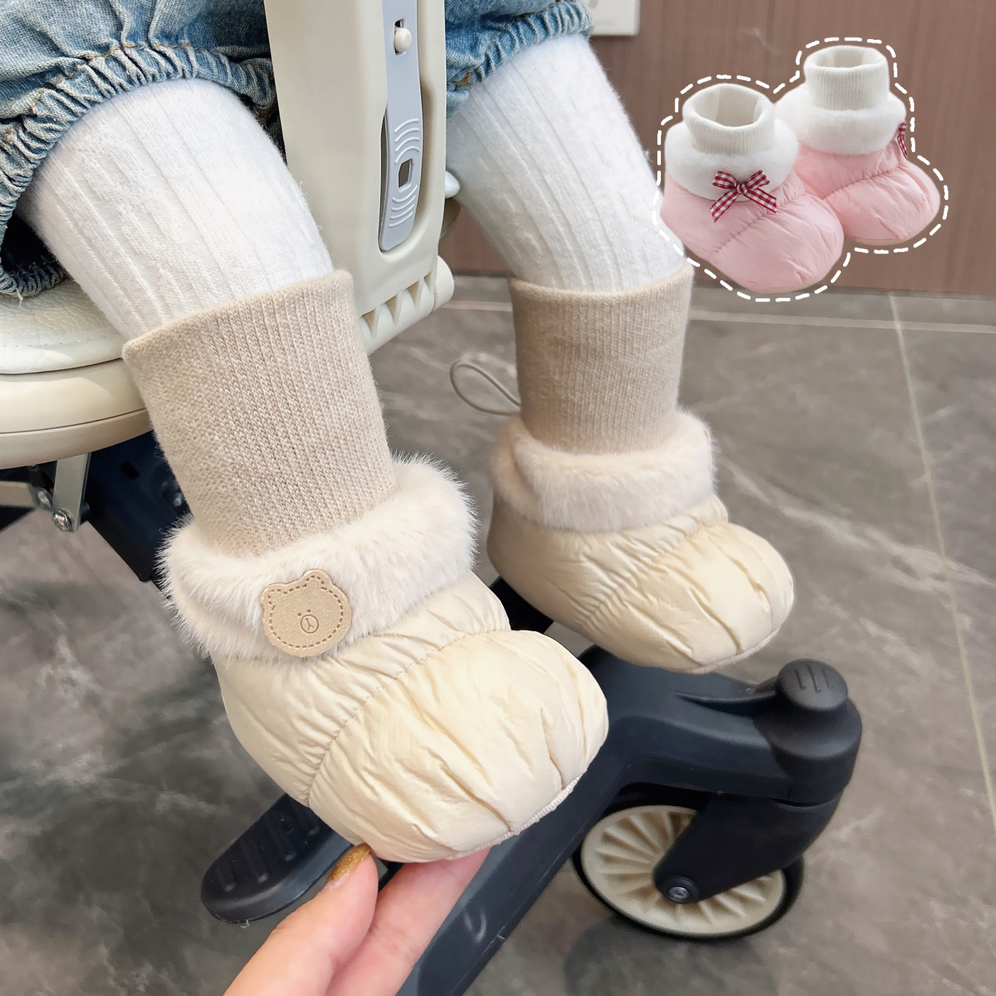 冬季加绒加厚保暖棉鞋