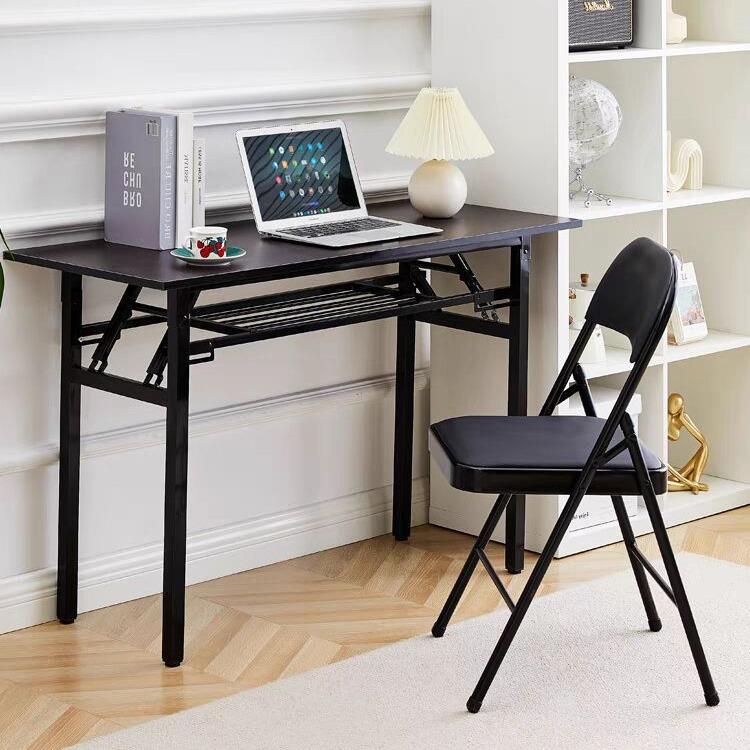 折叠桌简约家用餐桌小户型出租房简易吃饭长方形桌便携长条小桌子