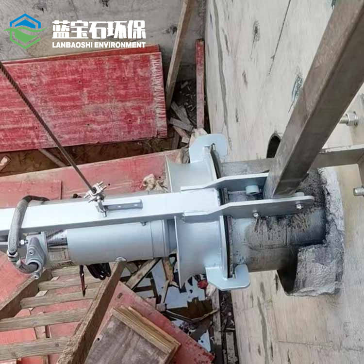 污水厂潜水螺旋桨泵不锈钢推流循环发生器QWH3.0混流管道泵流量
