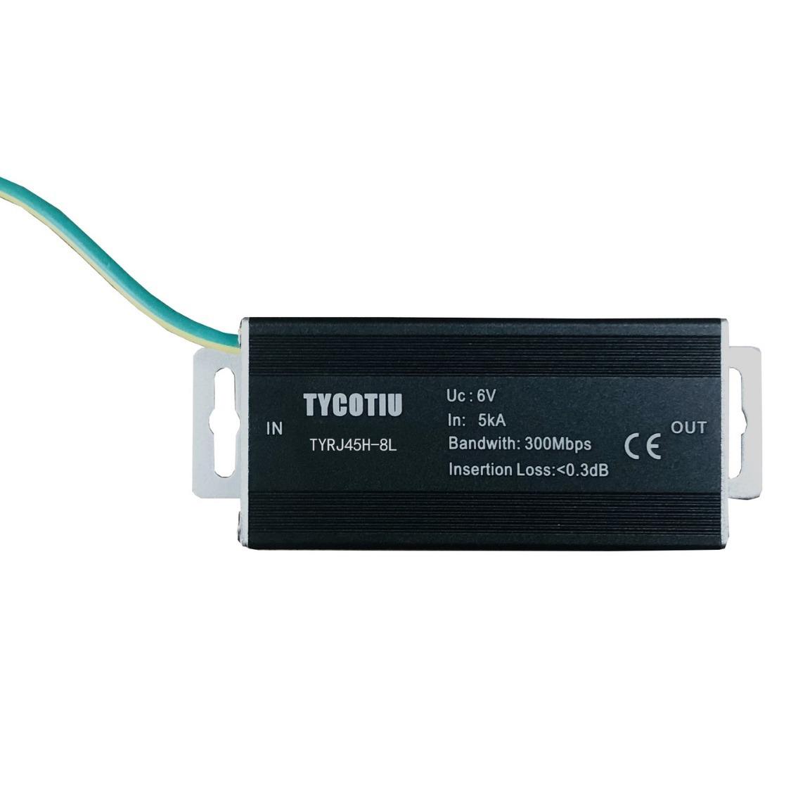 避雷器信号rj45以太网防雷器计算机千兆网络数据浪涌保护器