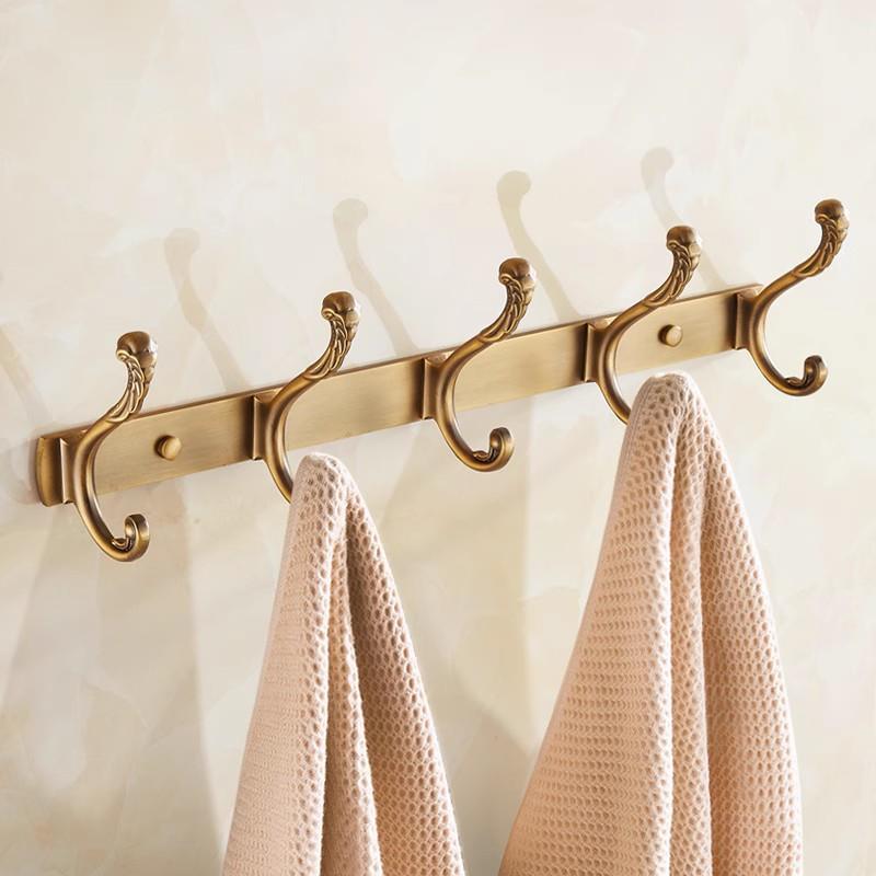免打孔门后进门挂衣钩衣服挂钩玄关壁挂墙壁衣帽钩墙上排钩挂衣架