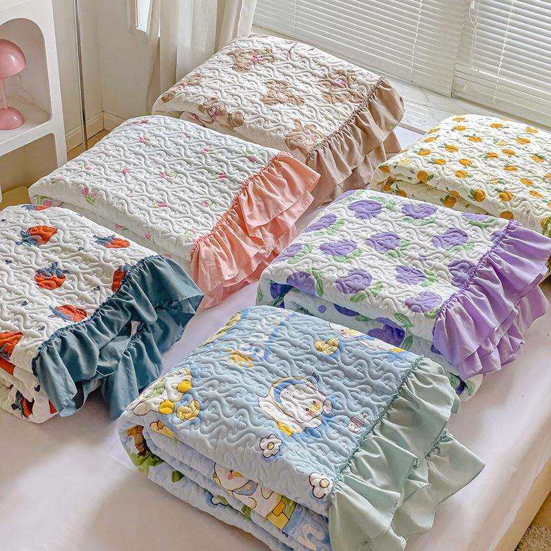 四季夹棉床盖四件套双面公主风床罩三件套榻榻米加厚床单通用,鲜花速递/花卉仿真/绿植园艺,割草机/草坪机,淘宝优惠券,粉丝福利购,淘宝优惠卷