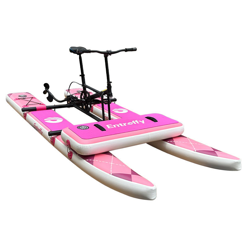 供应景点观光船单人双人三人水上娱乐车WaterBicycle水上自行车