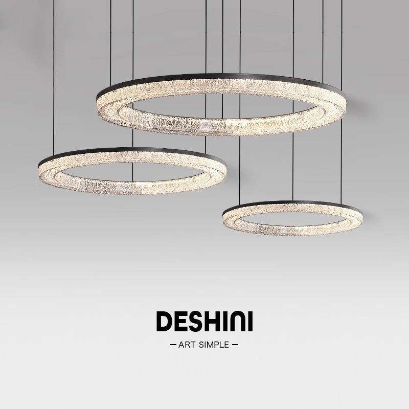 意式全铜轻奢客厅吊灯大气别墅大厅主灯设计师简约现代卧室吊灯