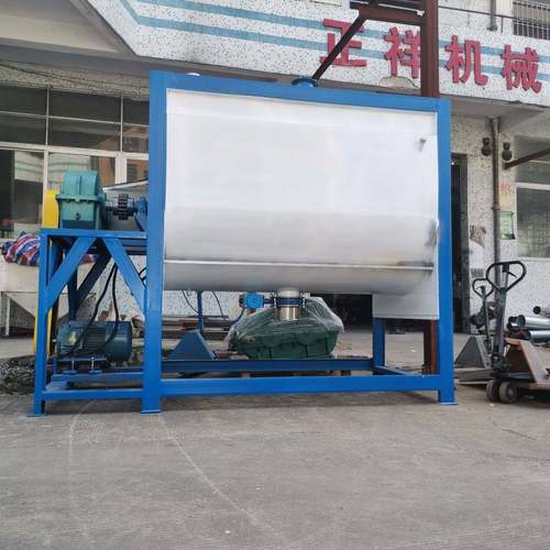 搅拌干粉物料混合机原厂出货腻子粉一体自动混合打包