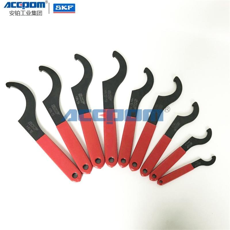 SKF钩形扳手HN0HN2-3HN4塑料手柄抗油污HN21-22降低损坏轴风险