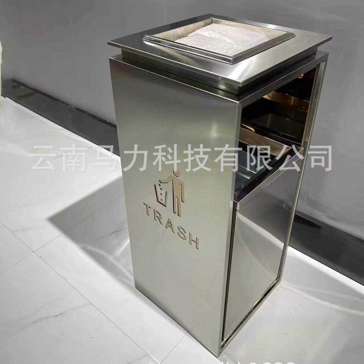 供货人仔桶垃圾桶公园商场室外小区脚踏单桶不锈钢垃圾桶