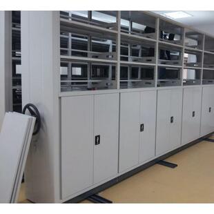 移动手动档案密集柜架增加层板摇臂柜移动货柜层板档案柜隔板