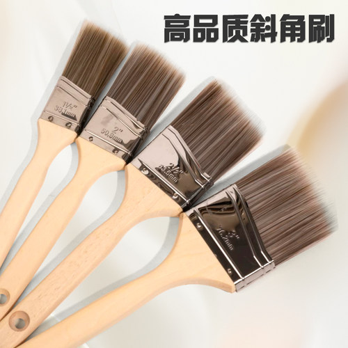高弹长柄油漆刷子硬毛刷