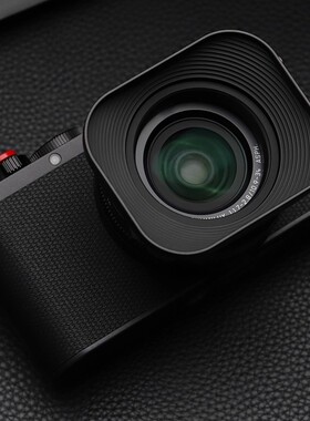 【新款】号歌用于Leica/徕卡D-Lux8方形金属遮光罩X TYP113 Xvario D-LUX 109铝合金材质无暗角D8遮光罩配件