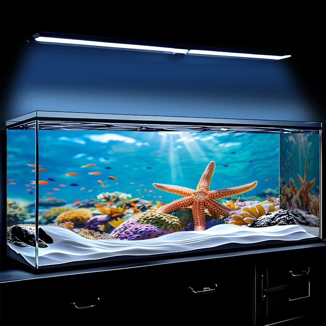 5d立体画高清图海底新款鱼缸背景专用贴纸3d造景水族箱装饰画壁纸