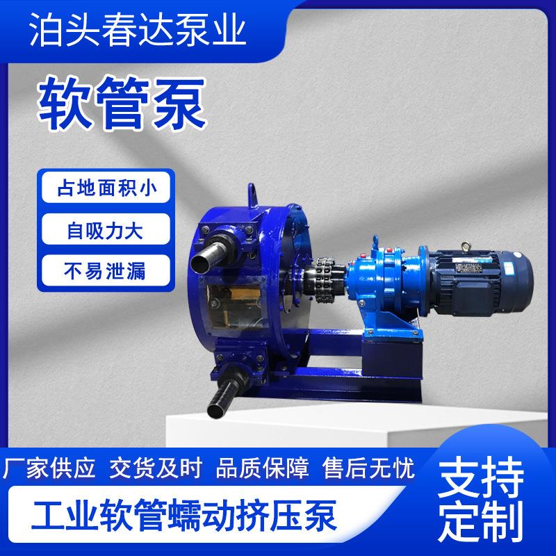 厂家供应 IHP50水泥发泡挤压泵 大流量工业蠕动泵 石灰浆软管泵