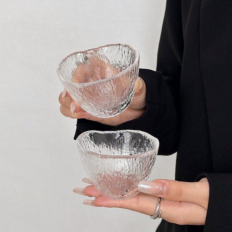 日式雨落杯侘寂风茶杯主人杯清酒杯单品咖啡杯玻璃杯功夫茶品茗杯,餐饮具,清酒杯,淘宝优惠券,粉丝福利购,淘宝优惠卷