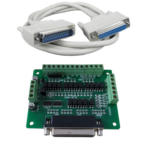 4轴 MACH3接口板III雕刻机DIY小型数控机床CNC接口卡控制板