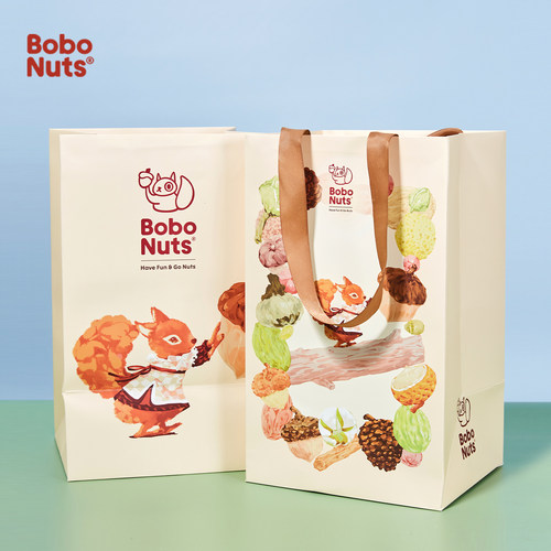 BoboNuts玩偶专用手提礼品袋送礼手拎袋