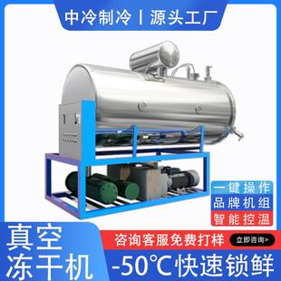 宠物粮冻干设备鸡胸肉粒真空冻干机三文鱼鸭脖真空冷冻干燥机厂家