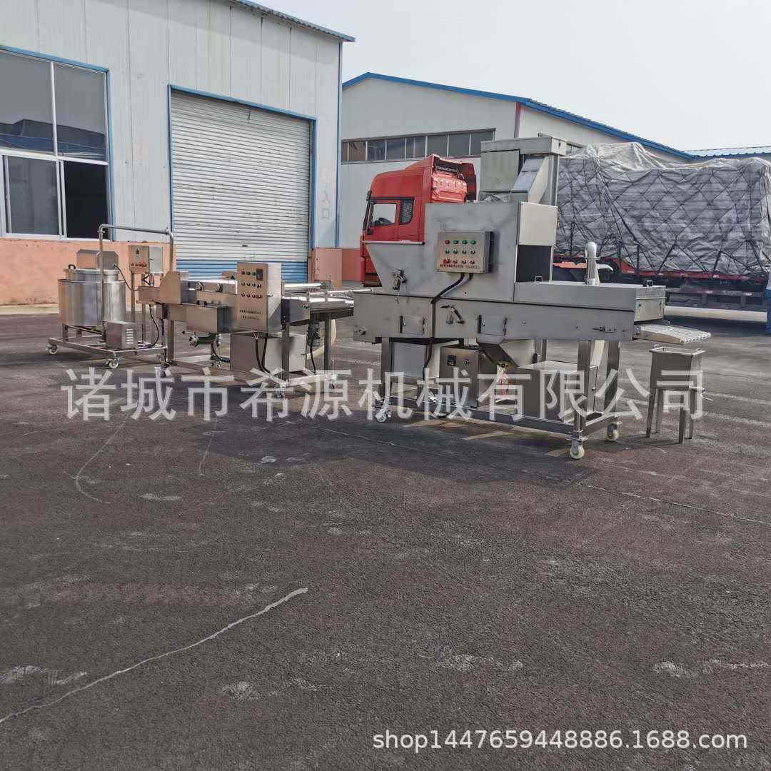 小酥肉裹糊机 锅包肉裹浆油炸机 溜肉段上浆油炸线600型,清洗/食品/商业设备,休闲食品加工设备,淘宝优惠券,粉丝福利购,淘宝优惠卷