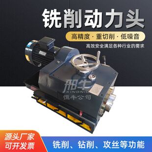 铣削动力头镗铣头单双面立卧铣头龙门铣端双面铣床立侧铣头定制
