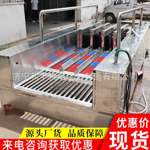 煤矿电动洗靴机单人双人不锈钢电动矿工洗靴机全自动感应洗靴机