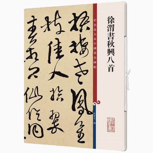 徐渭书秋兴八首 彩色放大本中国著名碑帖 书法临摹帖 上海辞书出版社 全新正版