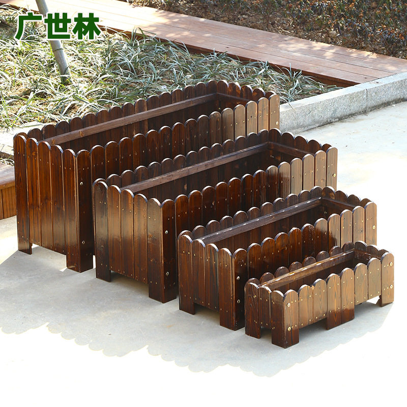 防腐木户外花箱庭院实木种植箱长方形花盆室外阳台木质种菜盆花箱,鲜花速递/花卉仿真/绿植园艺,栅栏,淘宝优惠券,粉丝福利购,淘宝优惠卷