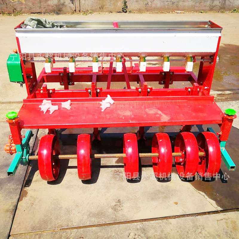 河北石家庄谷子小麦播种机 小颗粒蔬菜种子种植机可加打埂器