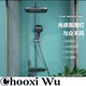 CHOOXIWU 家用数显浴室沐浴淋雨大喷头增压 卫浴全铜淋浴花洒套装