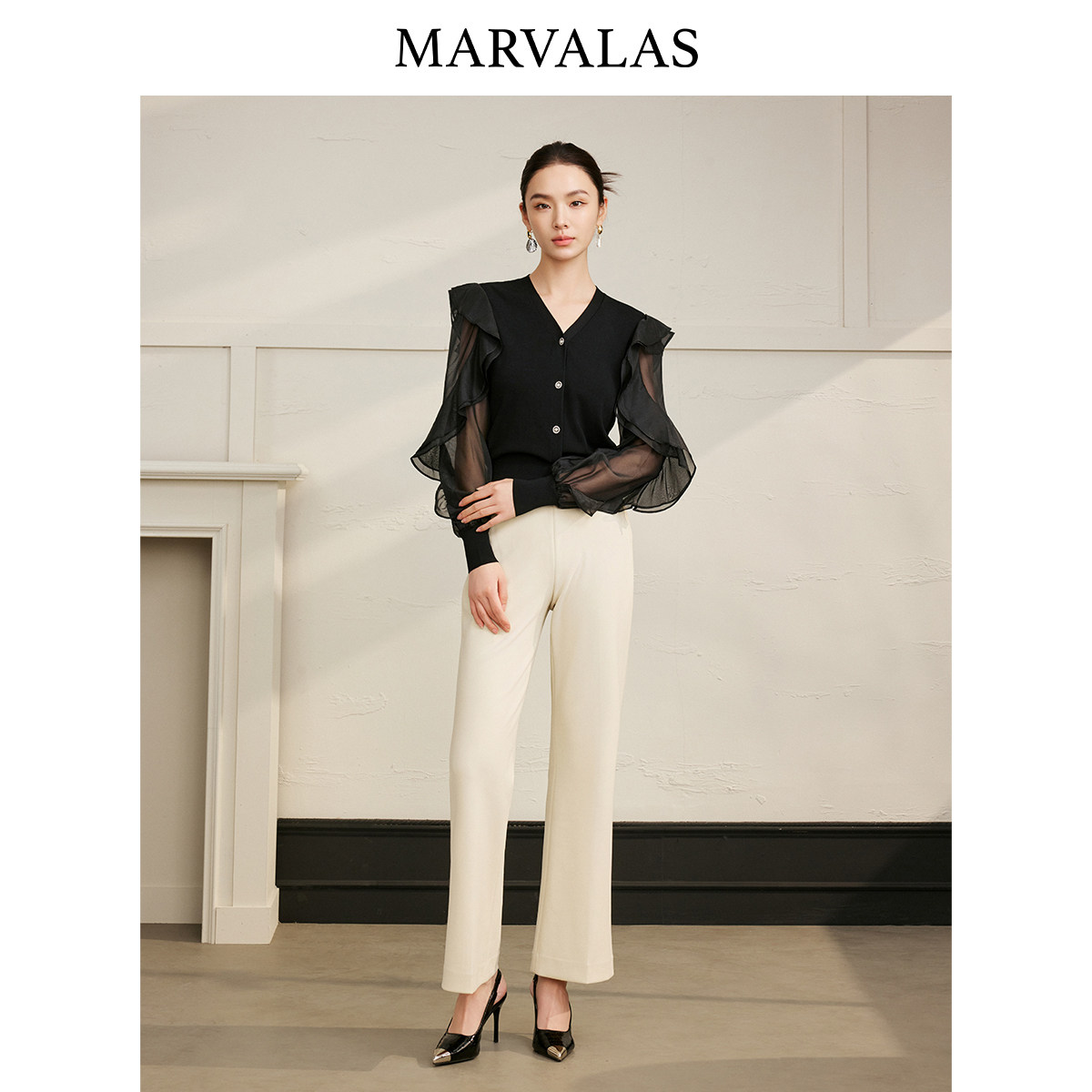 【廖廖粉丝专属】2025春季新款时尚百搭针织衫