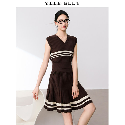 【粉丝专属】YLLE ELLY优雅气质女美拉德V领马甲