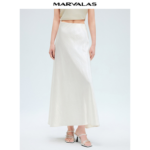 新款 曼德诗半身裙季 高腰A字裙152S0039 廖廖粉丝专属