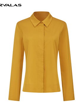 【呼呼严选粉丝专享】【曼德诗】衬衫女夏季洋气时尚设计感长袖小