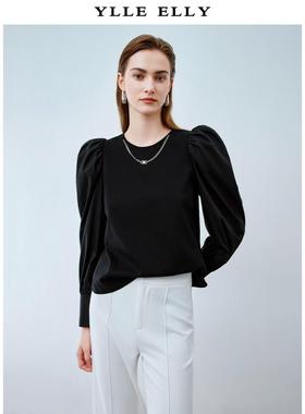 【炸炸专享】LLE ELLY泡泡袖简约小衫2