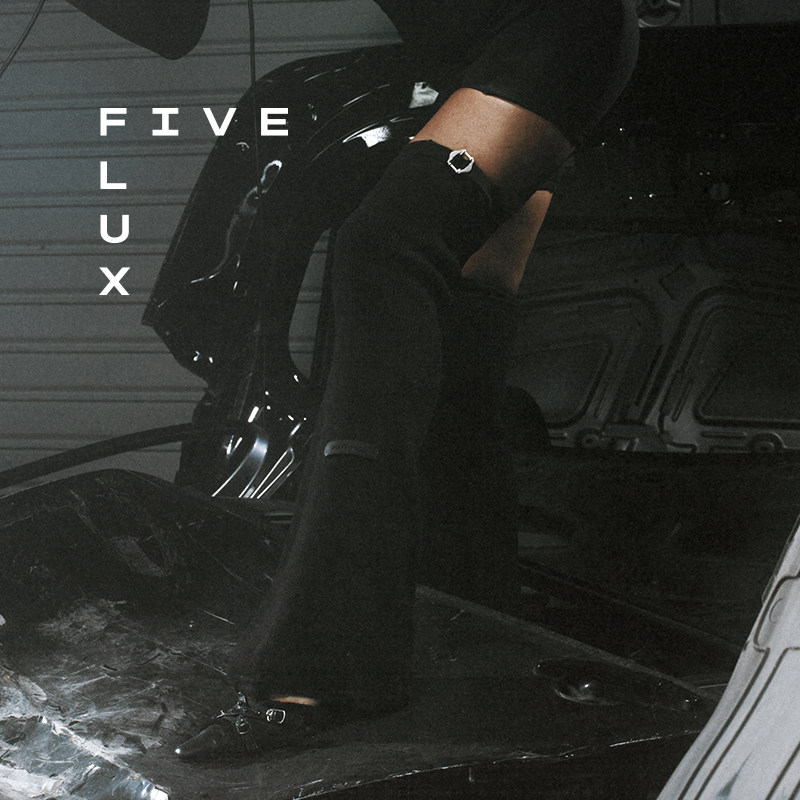 FIVE FLUX 失语吉普赛人系列过膝喇叭微压显瘦长筒辣妹阔腿袜套,女士内衣/男士内衣/家居服,连裤袜/打底袜,淘宝优惠券,粉丝福利购,淘宝优惠卷