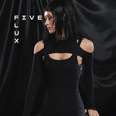 FIVE FLUX 失语吉普赛人系列性感舒适修身显瘦解构镂空连体套装
