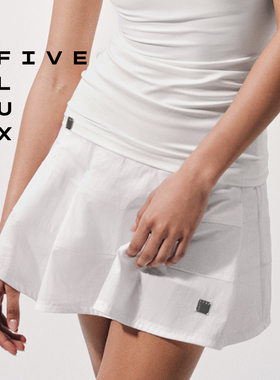 FIVE FLUX URBAN百褶裙通勤半身裙运动健身网球短裙女防走光裙裤