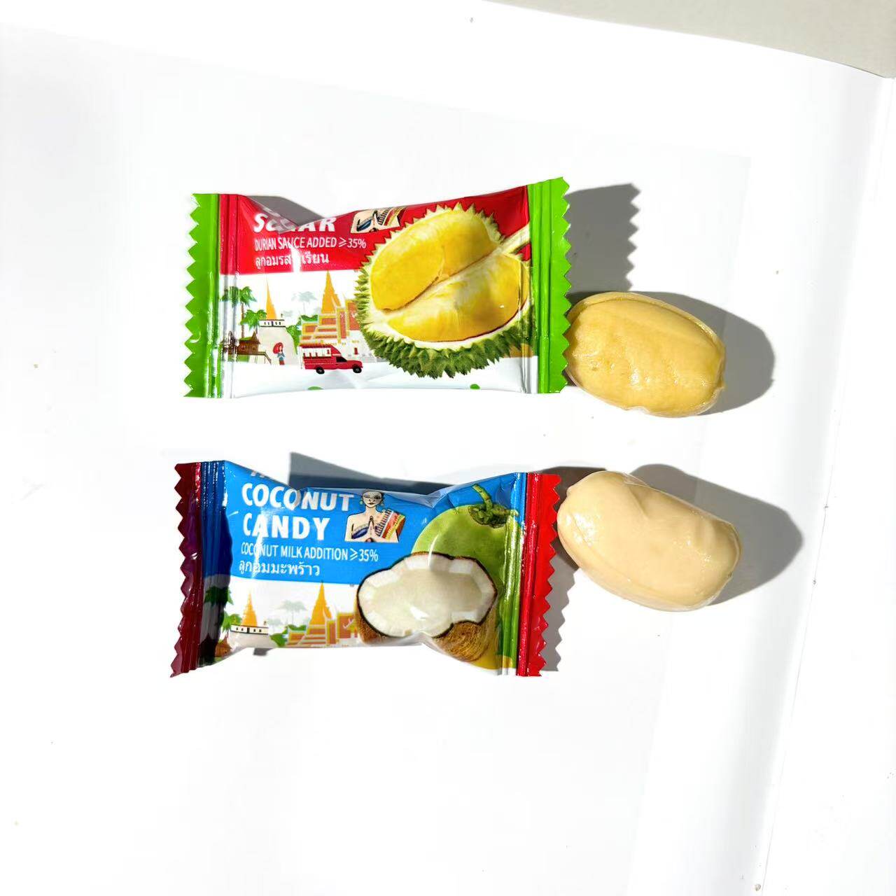 泰国榴莲软奶糖结婚庆喜糖喜事招待伴手礼休闲零食散装批发