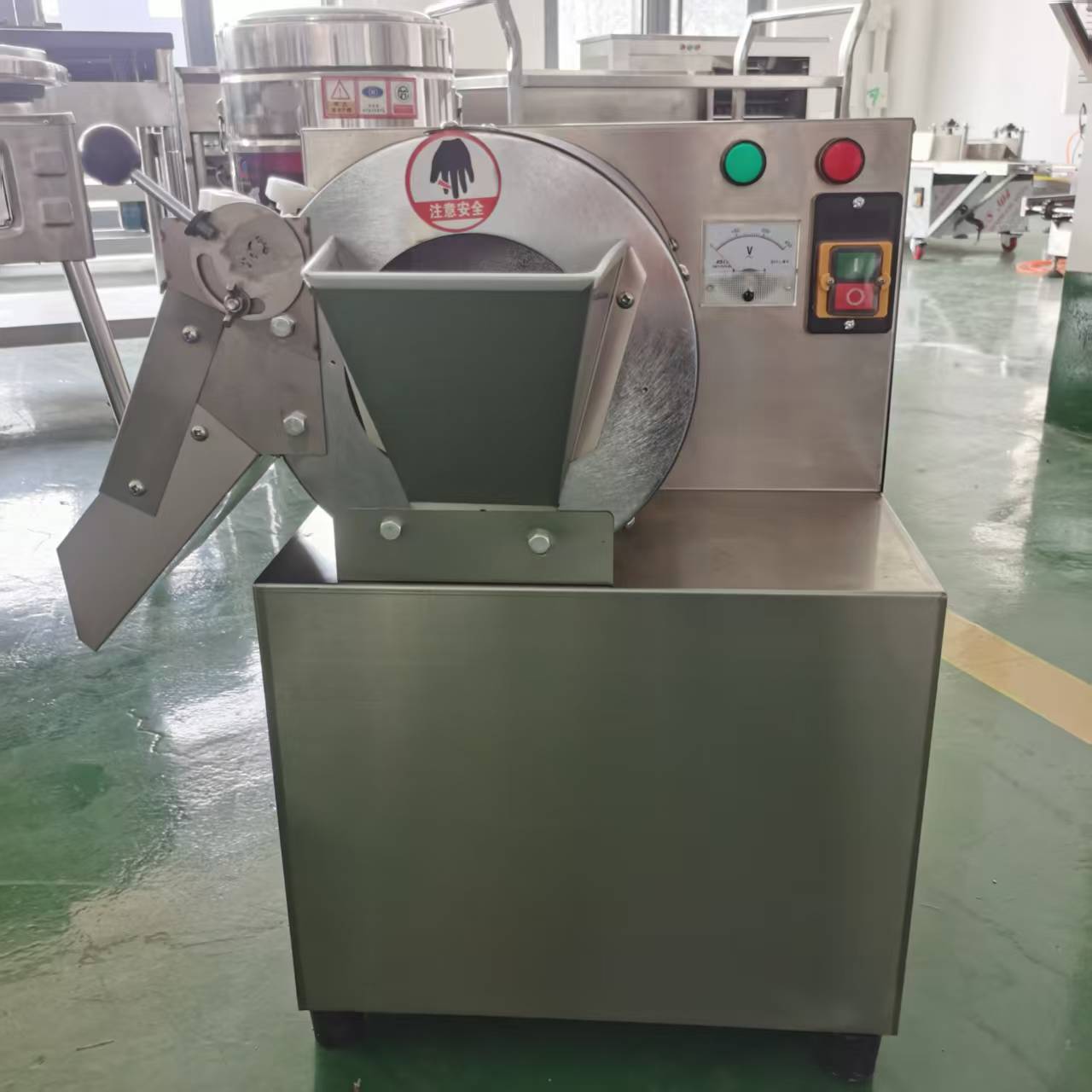 食堂自动土豆切丝用切片机机小型多功能切菜机食堂商用切菜机