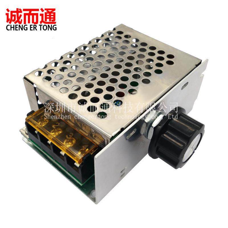 4000W进口大功率可控硅 电子调压器 调光 调速 调温 配保险外壳,电子元器件市场,晶闸管/可控硅,淘宝优惠券,粉丝福利购,淘宝优惠卷