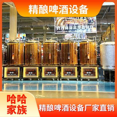 散装啤酒生产机器 小型生产啤酒机械 酿造啤酒的机械 送配方