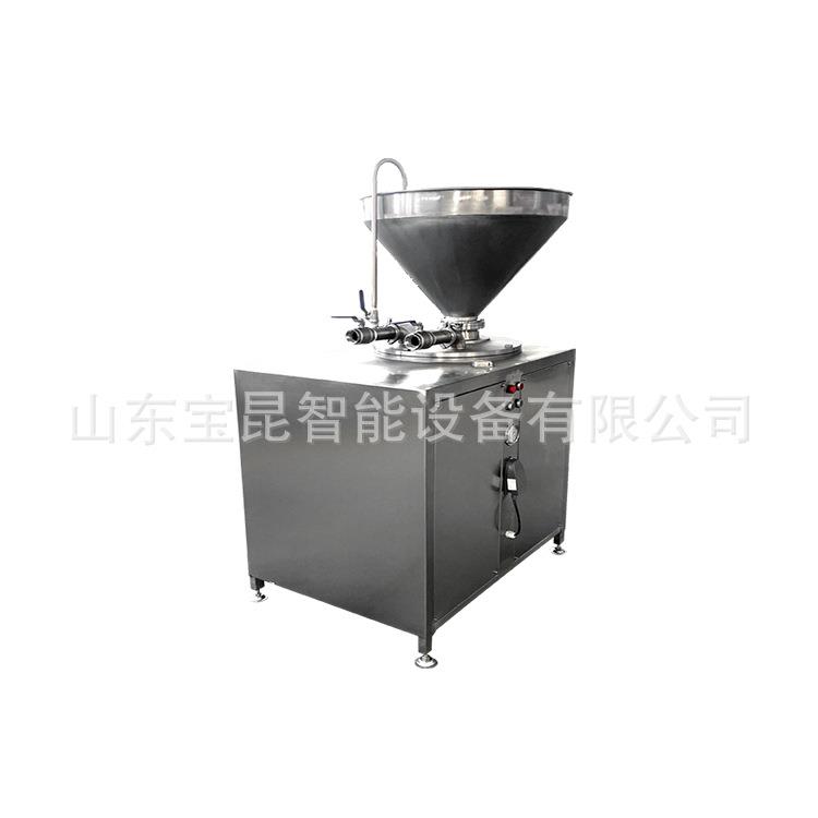 大型不锈钢烤肠灌肠机商用双管液压灌肠机鸡肉脆骨肠灌肠机器