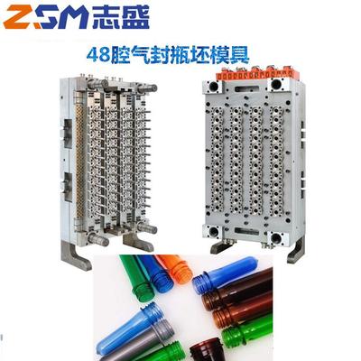 针阀式瓶坯模具、PET瓶坯模具、塑料瓶盖模具配套志盛制造