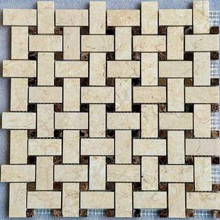 法式复古小花砖卫生间厨房浴室阳台花园地板砖院子瓷砖防滑耐磨