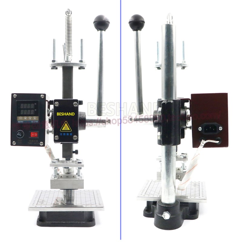 智能桌面台式小型烫金机手动切模机热压唛机纸艺封面烫字皮革烙印