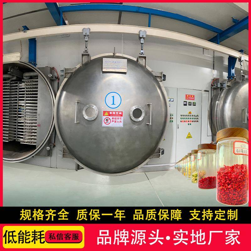 果蔬真空低能耗冻干机鸡蛋黄冻干设备猪里脊宠物食品冻干机设备