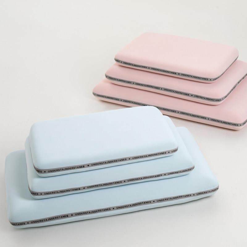 豆芙枕头生物基记忆棉护颈枕冰丝枕芯儿童可拆洗抗菌猫肚皮低柔软,床上用品,记忆棉枕,淘宝优惠券,粉丝福利购,淘宝优惠卷