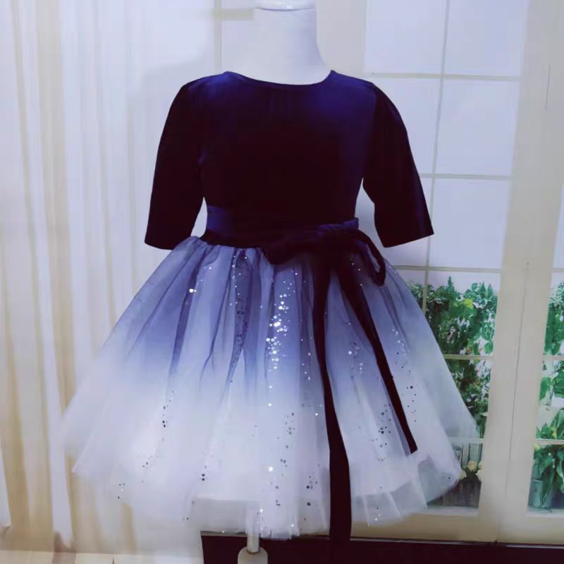 六一儿童合唱服演出服中小学生大合唱团朗诵表演服纱裙男女童礼服