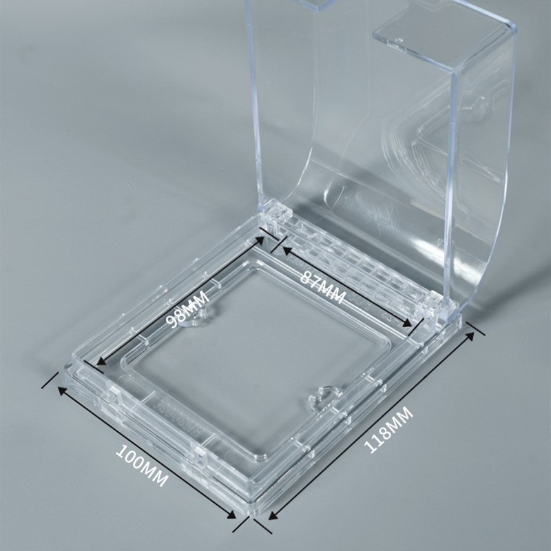 化妆室插座防水罩86型防溅盒厨房开关面板牀包浴室防水盒