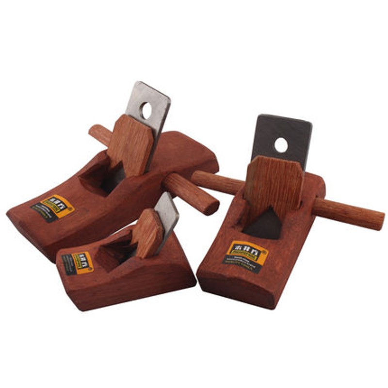 木井方 木工刨 红酸枝手工手推修边平刨子刨刀 diy木工木匠工具