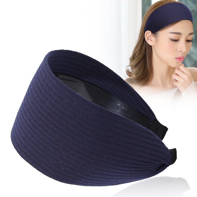 宽边发箍韩国时尚布艺发卡发套防滑头饰发饰遮白发头箍女